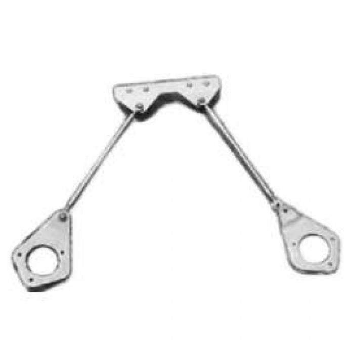 Shock Tower Braces, Kit, Adjustable, Polished Stainless Steel, Falcon