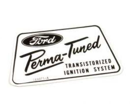 Transistorized Ignition Heat Shield Decal