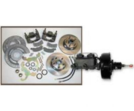 Front Disc Brake Conversion Kit, With Power Booster, Fairlane, 1962-1966