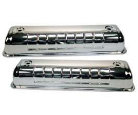 VALVE COVERS-CHROME (292/312) Y-BLOCK