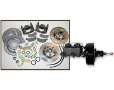 Front Disc Brake Conversion Kit, With Power Booster, Fairlane, 1962-1966