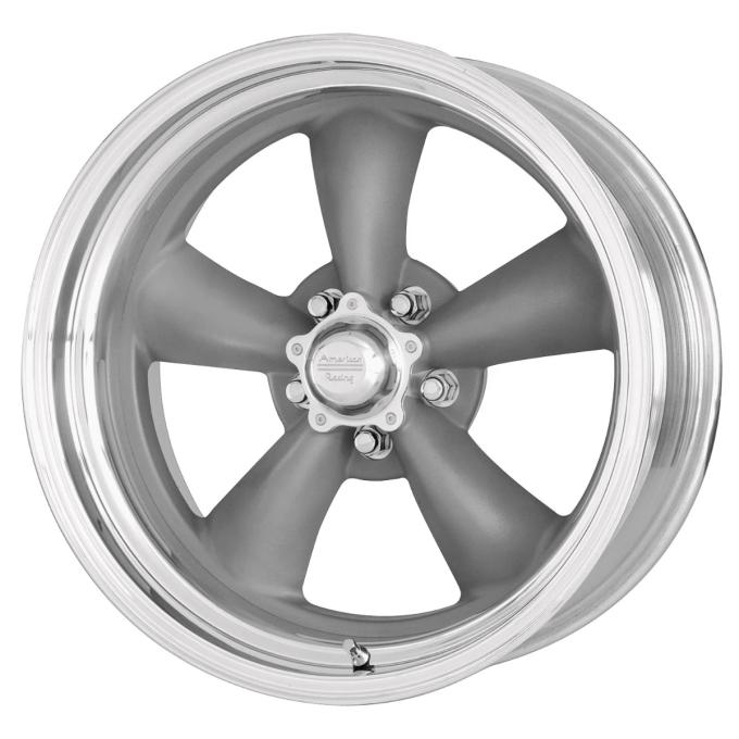 American Racing 14x6 VN215 Classic Torq Thrust II Gray/Machined 5x4.75 bolt 3.42" back 308101