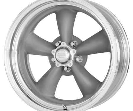 American Racing 14x6 VN215 Classic Torq Thrust II Gray/Machined 5x4.75 bolt 3.42" back 308101