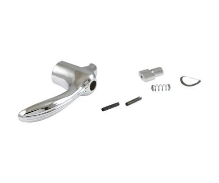 Dennis Carpenter Vent Window Handle Set w/Button - Left - 1953-55 Ford Truck BAAA-8122917-ST