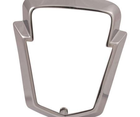 Dennis Carpenter Front Hood Emblem Retainer - 1955-56 Ford Car B5A-16644-D