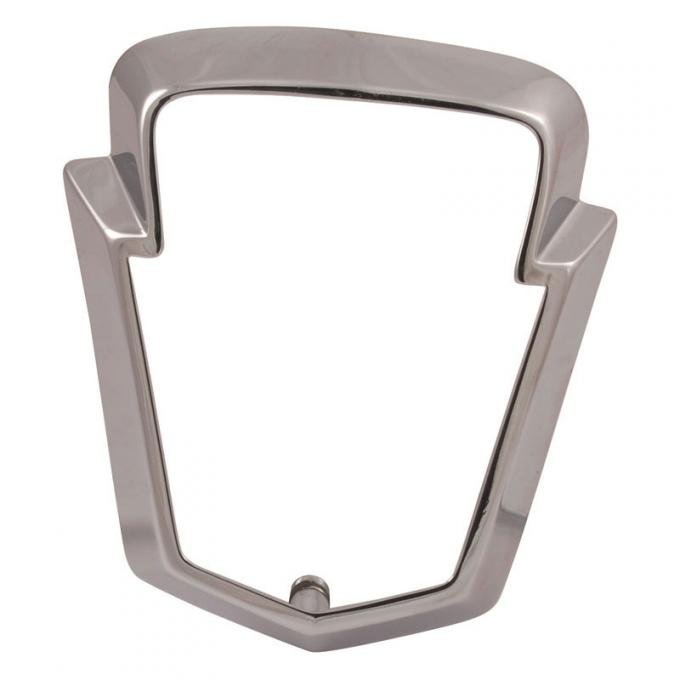 Dennis Carpenter Front Hood Emblem Retainer - 1955-56 Ford Car B5A-16644-D