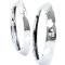 AMD Headlight Bezels, Chrome, LH/RH Pair, 71-77 Bronco 145-4671-C