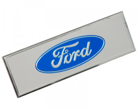 Door Scuff Plate Emblem - Ford Script Exact As Original - Adhesive Backing