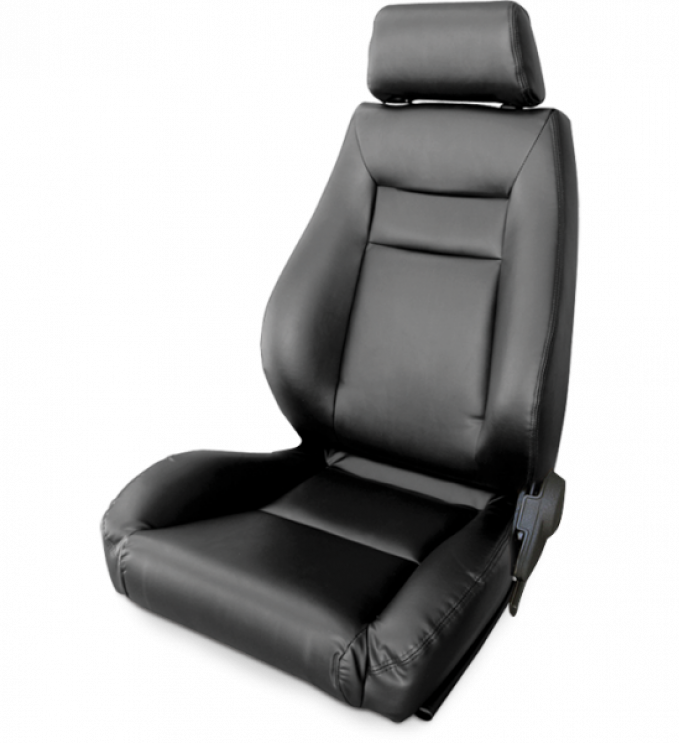 Procar Elite Seat, Left, Black Leather