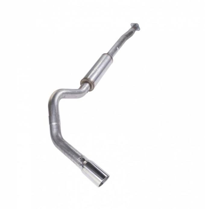 Pypes Cat Back Exhaust System 11-20 Ford F150 Single Side Exit 4 in Intermediate And Tail Pipe Violator Muffler/Hardware/5 in Polished Tip Incl Natural Finish 409 Stainless Steel Exhaust SFT22V