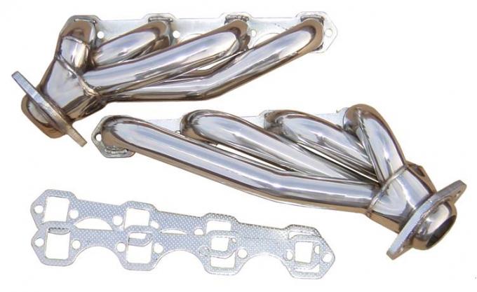 Pypes Shorty Exhaust Header 79-93 Ford Mustang 50 Hardware/Gaskets Incl Polished 304 Stainless Steel Exhaust HDR50S