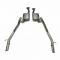 Pypes Cat Back Exhaust System 79-93 Mustang LX/ 94 -97 Split Rear Dual Exit 2.5 in Intermediate And Tail Pipe Hardware/Violator Mufflers Incl Tip Not Incl Natural Finish 409 Stainless Steel Exhaust SFM13V