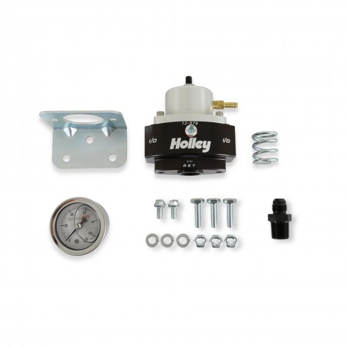 Holley Adjustable Billet by-Pass Regulator 3/8 NPT Kit 12-879KIT