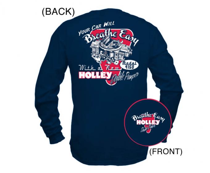 Holley Retro Double Pumper Long Sleeve T-Shirt 10015-XLHOL