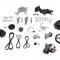 Holley Low-Mount LS Complete Accessory Drive System (Alt, P/S & A/C)- Black Finish 20-162BK