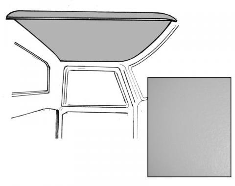 Dennis Carpenter Headliner - Gray - Non-Perforated - 1973-79 Ford Truck D3TZ-1051990-B