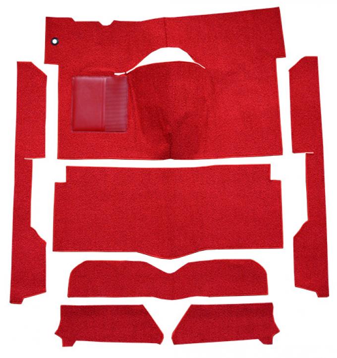 ACC 1963-1965 Ford Falcon 2DR Convertible Bench Seat Cut & Sewn Loop Carpet