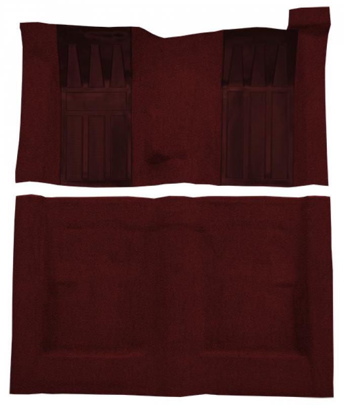 ACC 1970-1971 Ford Torino GT 2DR Hardtop/Fastback 4spd with 2 Maroon Inserts Loop Carpet