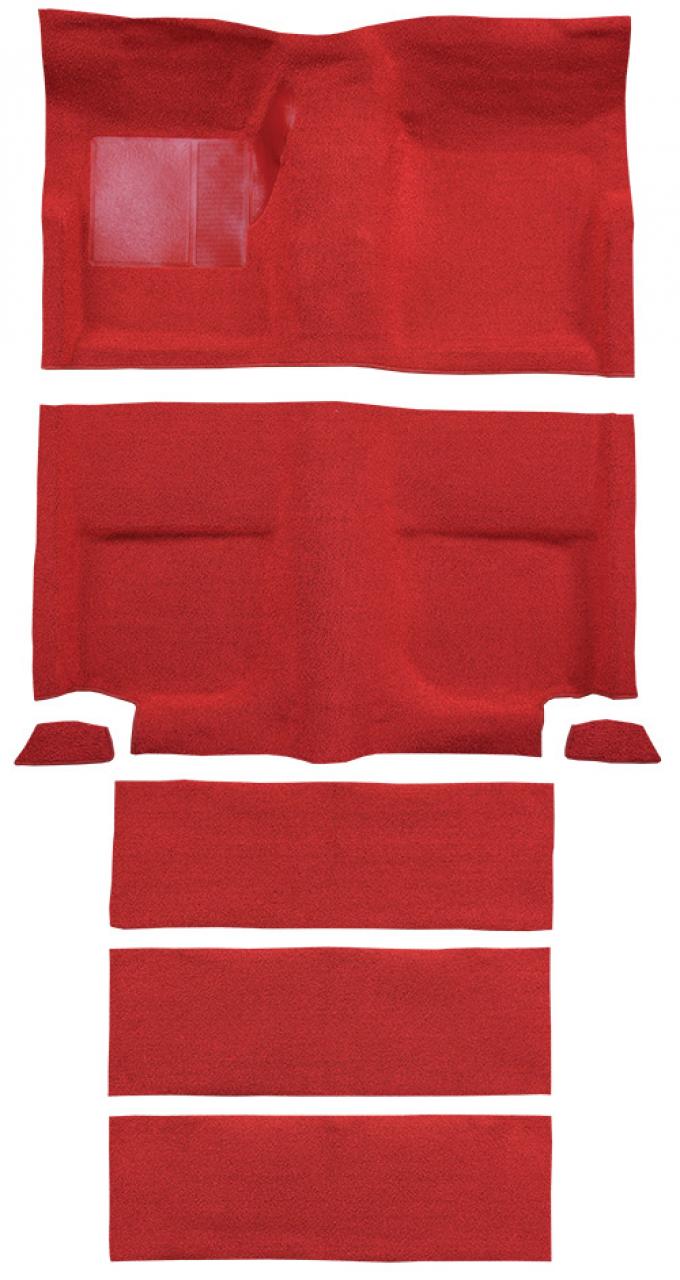 ACC 1965-1968 Ford Mustang Fastback with Folddowns without Shifter Hole Nylon Carpet