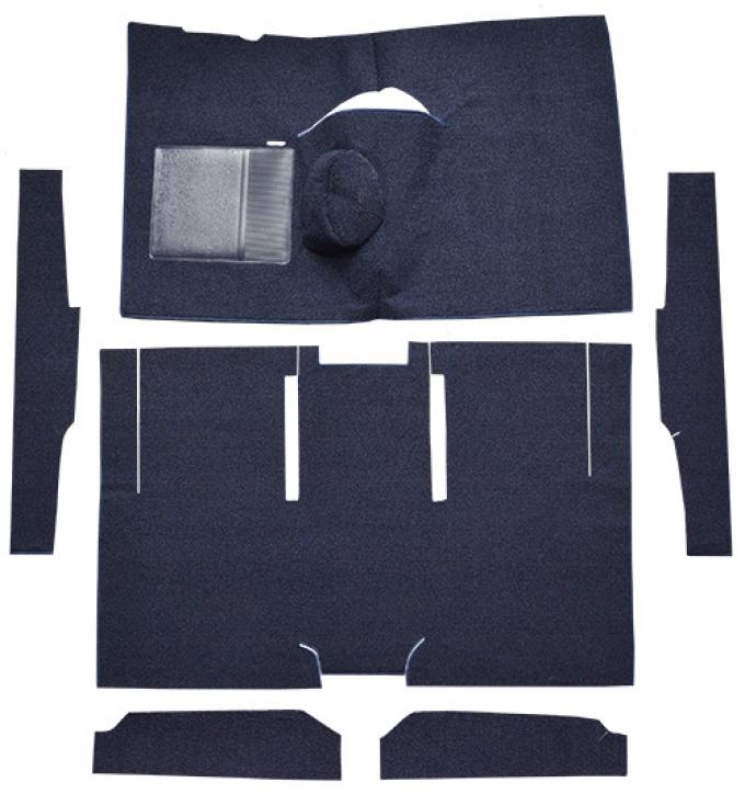 ACC 1960-1965 Ford Ranchero 4spd Bucket Seat 6 Cylinder Cut & Sewn Loop Carpet
