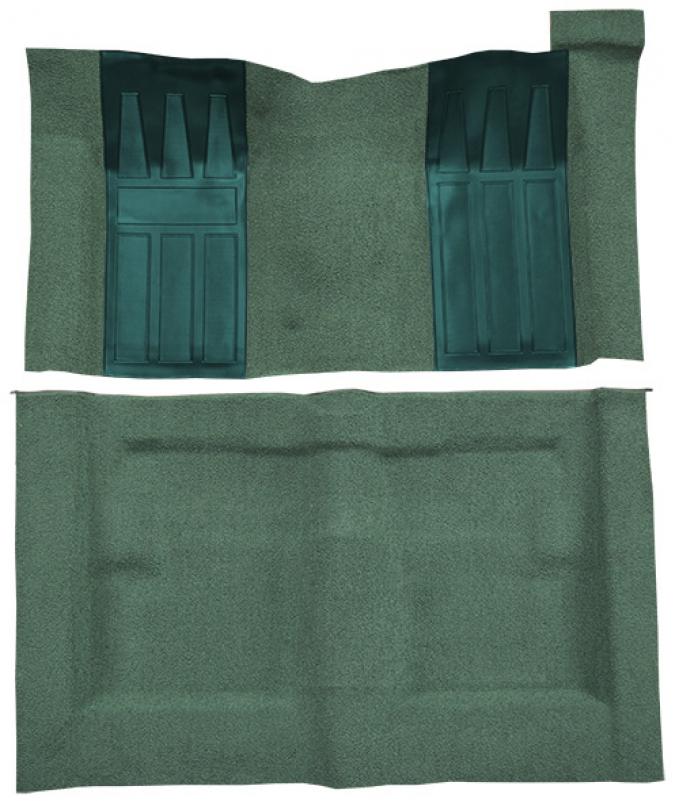 ACC 1969-1970 Ford Ranchero GT Auto with 2 Aqua Inserts Loop Carpet