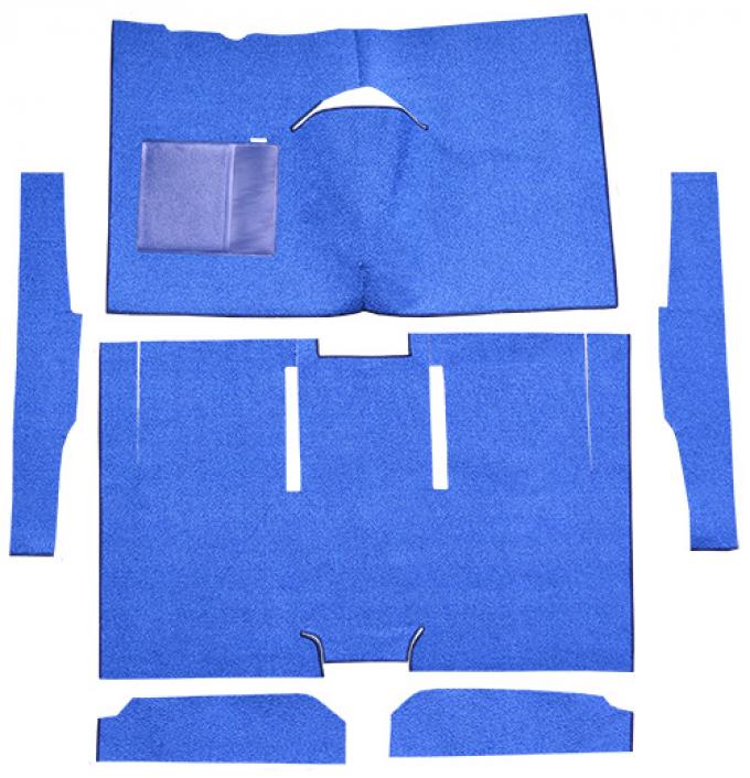 ACC 1960-1965 Ford Falcon 2DR Sedan Auto Bucket Seat Cut & Sewn Loop Carpet