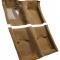 ACC 1969-1970 Ford Mustang Fastback with Folddowns without Shifter Cut Nylon Carpet