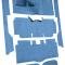 ACC 1963-1965 Ford Falcon 2DR Convertible 4spd Bucket Seat 8 Cylinder Loop Carpet