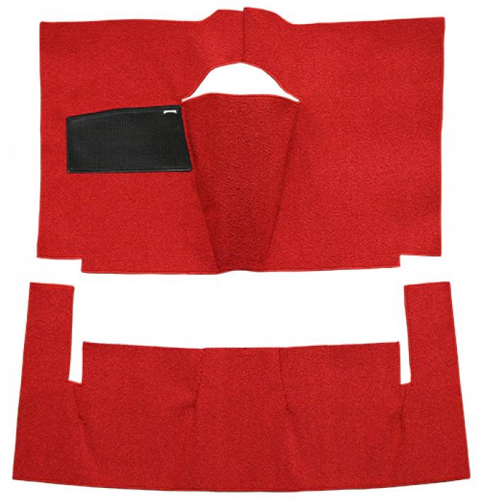 ACC 1961 Ford Galaxie Sunliner 2DR Convertible 4spd Foot Wells Cut & Sewn Loop Carpet