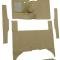 ACC 1963-1965 Ford Falcon 4DR Sedan 4spd Bench Seat 8 Cylinder Loop Carpet