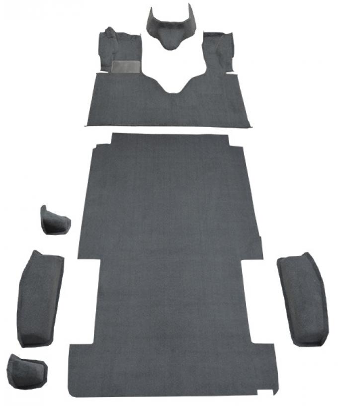 ACC 1975-1983 Ford E-150 Econoline Long with Engine Cover Fits 128 Wheel Base Complete Cutpile Carpet