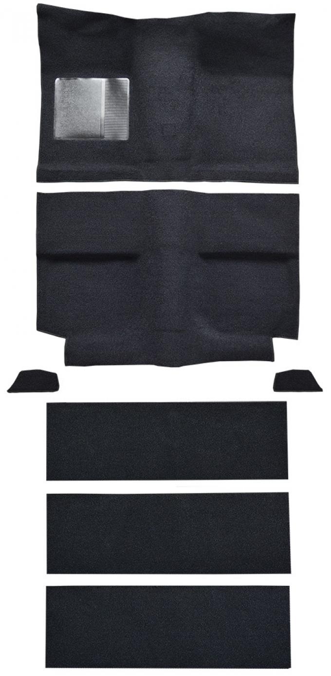 ACC 1964 Ford Mustang Fastback with Folddowns without Shifter Hole Loop Carpet