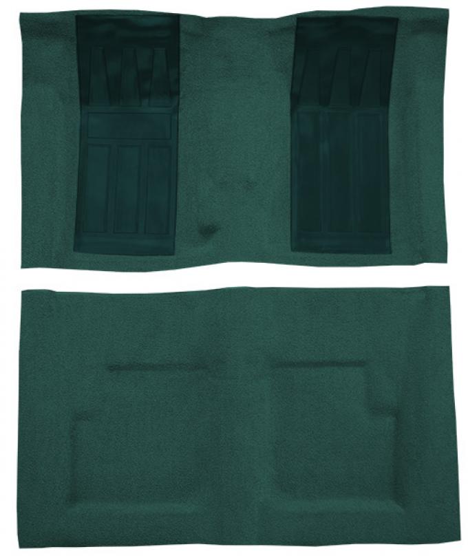 ACC 1970-1971 Ford Torino GT 2DR Convertible 4spd with 2 Aqua Inserts Loop Carpet