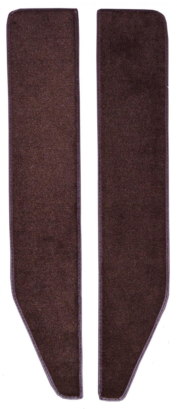ACC 1975-1979 Ford F-100 Door Panel Inserts with Cardboard 2pc Cutpile Carpet