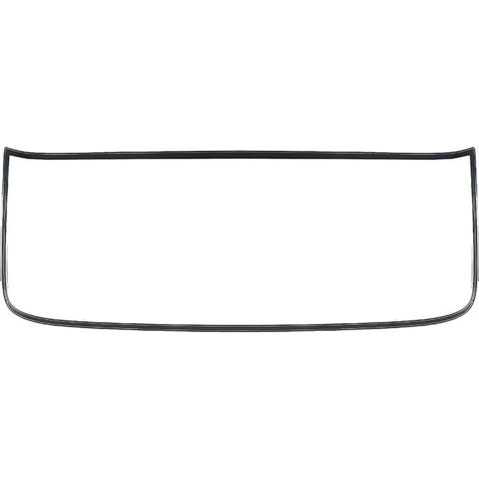 1964-68 Ford Mustang, Front Windshield Glass, Flush Mount, No Molding Needed, Clear