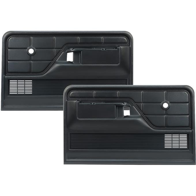 OER 1973-79 Ford F-Series Truck/1978-79 Bronco, Door Panels, Black, Standard Interior TR23942D