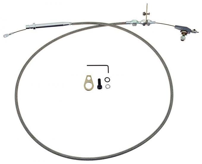 OER Stainless Braided Th-350 Kickdown Cable 153666