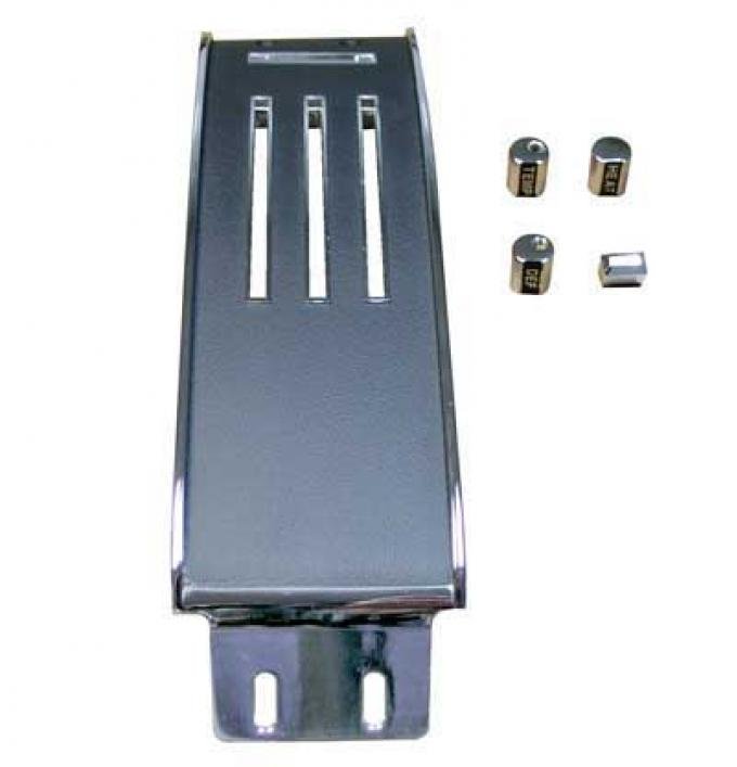 OER 1967 Mustang Heater Control Dash Plate with Knob Set *18A651A