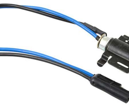 OER 1967-68 Mustang/Cougar Shift Indicator Lamp and Pigtail For Models With Console - Male/Female Spade 15A808C