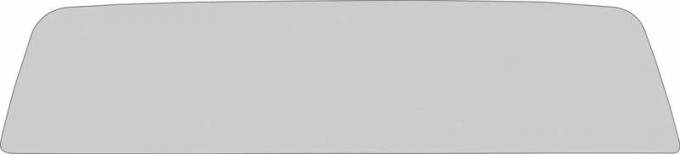 OER 1976-87 GM C/K Pickup, 1987-91 R/V Pickup Truck Large 16" x 64" x 1/8" Back Window Glass, Clear BT76911C