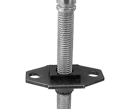 Ford, Headlight Adjustment Screw and Nut Assembly, 1/4"-28 x 2", Each