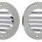 1961-66 Ford F100/F250/F350 Pickup, Windshield Defroster Vent Grilles, Chrome