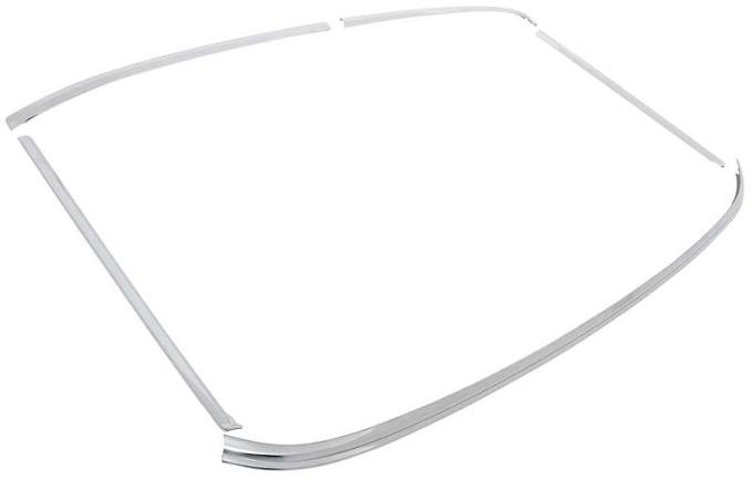 1964-68 Mustang, 1967-68 Cougar, Windshield Molding Set, Coupe/Fastback, 5 Piece Set