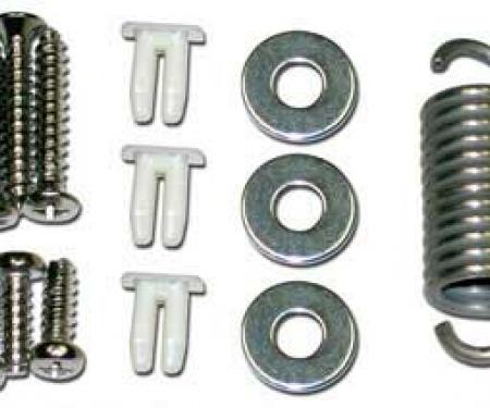 Redline Restomotive® Mustang 67-68 (H/L Hardware Pkg.) (Left or Right) H/L Screws, Springs, Clips, Nuts LG-10-296