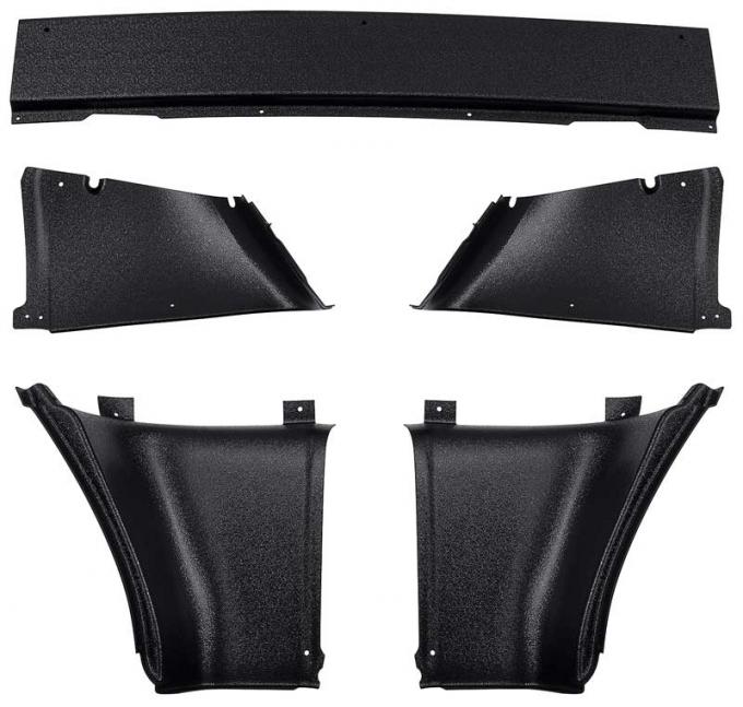 OER 1967-68 Mustang Fastback 5 Piece Rear Inner Trim Panel Set 31112A