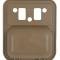 OER 1967-72 Ford F-100, F-250, F-350, 1968-69 Falcon, Fairlane, Galaxie, Door Panel Arm Rest Cup, Tan TR24142B1