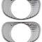 1962 Chevy Pickup, Suburban, Headlamp Bezels, Chrome Plated, LH & RH, Pair