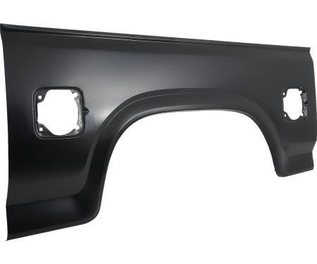 1980-86 F-Series Pickup Truck, Bedside Wheel Arch Extension Panel, Dual Fill Hole, LH Driver Side
