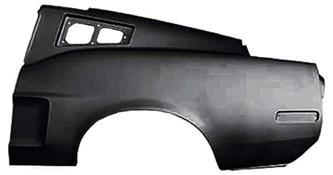 OER 1968 Mustang Fastback, Full Quarter Panel, One-Piece, Early Design, Drivers Side, EDP Coated 27840MA