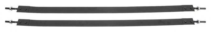 1973-87 Chevrolet, GMC Pickup, Blazer, Jimmy, Suburban Fuel Tank Mounting Straps, with 25 Gallon, Rear Mount Tank, EDP Coated, Pair
